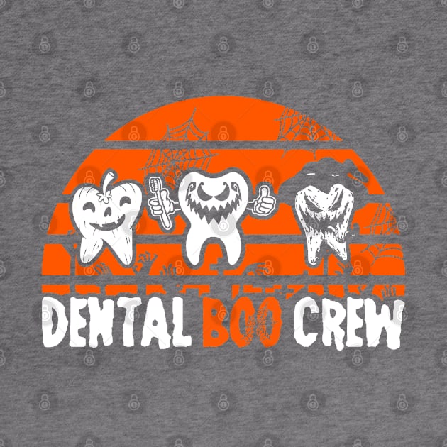 Dental Boo Crew Dentist Halloween Costume Dental Squad by Toeffishirts